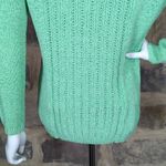 Rachel Zoe RACHEL Zoe Seafoam Green Knit Sweater Woman's Size Large Long Sleeve Loose Knit Photo 6