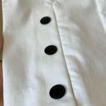 Rag and Bone White Snap Front Cropped Pants Photo 6