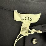 COS  Jersey Polo Mini Dress Navy Blue Minimalist Contemporary Academia Photo 8