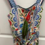 Farm Rio NWT  Tropical Tiles Romper made from 100% cotton. Photo 6