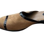 Cole Haan Women Tan Suede Perforated Slip On Mules Shoes 8 Photo 2