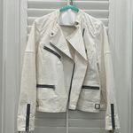 7 For All Mankind White Jean Jacket Photo 0