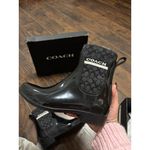 Coach  Rain Boots Black Photo 2