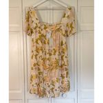 Rails  NWT Valentina citrus floral tiered dress large $188 Photo 4