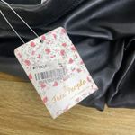 Free People  Black Vegan Leather Leggings Pull On High Waist Womens Size 29 NWT Photo 8