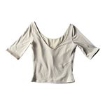 Lululemon  Ribbed Micro-Modal Half Sleeve T-Shirt size 6 Photo 2