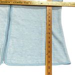 Talbots  Womens Jacket XL Blue High Neck Zips Pockets Fleece Cotton Blend Photo 9