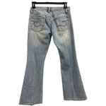 Calvin Klein Flare Distressed Light-Wash Jeans, Size, 28” waist Photo 4