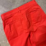 Draper James RSVP Womens Skinny Ankle Pants Size 10 Red Stretch Preppy Chic Photo 5