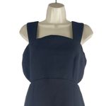 Jill Stuart Square Neck Waist Cut Out Evening Gown Maxi Dress Black Size 4 Photo 3