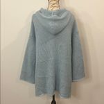 Soft Surroundings  mohair wool blend chunky knit hooded cardigan sweater L Photo 1