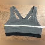 Nike Dri-Fit Athletic Black/Gray Sports Bra Size Small Photo 3