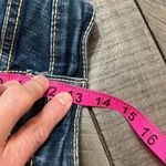 BKE  Buckle Jeans Womens 27 x  33 1/2 Blue Madison Skinny Stretch VGUC Photo 9