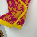 Versus Versace Y2K Abstract Tropical Print Top Sz 40 Small Pink Yellow Photo 7