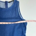 ZARA Trf Blue Sleeveless Dress Small Photo 4