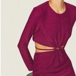 Monique Lhuillier ML
Purple Metallic Knit Dress Photo 2