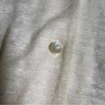 Banana Republic Short Sleeve Linen Resort Shirt in Iced Vanilla Photo 3