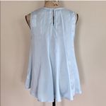 Anthropologie eri + ali baby blue swing tank blouse XS Photo 2