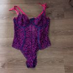 Savage X Fenty Ribbon Lace Bodysuit Size 3XL Pink Photo 2