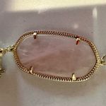 Kendra Scott Rayne Long Pink Quartz and Gold Tassel Necklace Photo 5