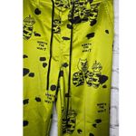 Urban Outfitters Mía Lee Exclusive Printed green Satin Pant retro small. Photo 3