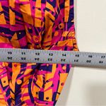 NWT D'IYANU Chichima African Print Blazer Romper (Orange Abstract Leaves) Large Photo 6