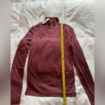Madewell NWT:  maroon mock neck long sleeve shirt Photo 2
