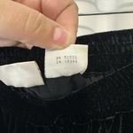 Liz Claiborne Velvet Pants Women 18 Black Silk Rayon Hi-Rise Pocket Luxury Witch Photo 2