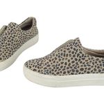 JSlides J/SLIDES Heidi Leopard Suede Slip On Platform Sneaker Sz 8 Boho Photo 1