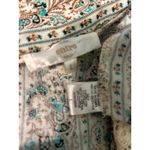 Entro Women's Floral Vest Type Open Cardigan Crochet Trim Wide Sleeves Sz L Chic Photo 7