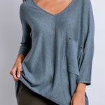 Kerisma  Raven Grey Top Size M/L NWT Photo 0