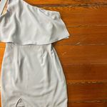 superdown Revolve  Jenna One Shoulder  Gray Mini Dress Sz XS Photo 4