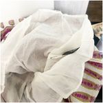 Anthropologie Chaudry Raga Madi Dress Floral Spring Print Beaded Medium Purple Photo 11