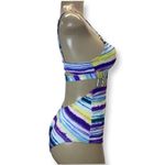 Purple Haze Size Small Striped Tie Dye One Piece Swimsuit. New No Tags. Photo 1