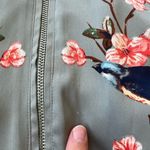 Belle Sky floral and bird bomber jacket Photo 5