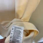 Vince  Cowl Neck Knit Top Short Sleeve Blouse Cream Womens Size L Photo 5