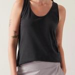 Athleta  Organic Daily Charcoal
Gray Athletic Tank Top Photo 7