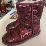 UGG  Purple Port Short Sparkle Uggs- Size 5 Photo 4