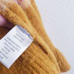 Anthropologie Senna Eyelash Fuzzy Ombre Poncho Orange Size L Photo 9