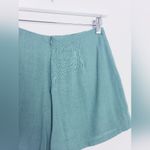 Pink Lily  You're In Luck Sage Linen Knot Skort Photo 4