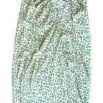 Ganni  New Green Leaf Print Casual Faux Wrap Skirt, CL Photo 0