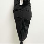 Nicole Miller  V Neck Dolman Short Sleeve Cinching Photo 5