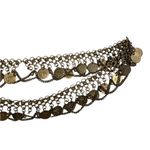 Silver Coin Chain Belly Dancer Belt Boho Western Hippie Renaissance whimsigoth Gold Photo 7
