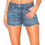 GRLFRND NWT  Revolve Cindy High Rise Distressed Raw Hem Denim Jean Shorts Size 30 Photo 0