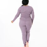 Zyia  Active Don’t Wake Me Thermal Waffle Knit Loungewea Joggers- Size Large Photo 2