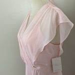 Birdy Grey  Violet Bridesmaid Dress Pale Blush Pink Chiffon Long Length Size S Photo 6