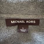 Michael Kors  Grey Collared Polo Shirt Top Photo 3
