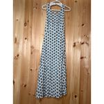 Lulus NWT  Flirty Fave Ivory Floral Print Tie-Back Midi Dress Bohemian Summer M Photo 1