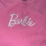 Barbie Tank Top Ribbed *Embroidered Color Pink/White
Size XL NWOT Pink Photo 1