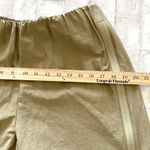 ZARA NWT  Full-Length Camel Pants – Mid-Rise with Elastic Waist & Side Zippe Sz S Photo 5